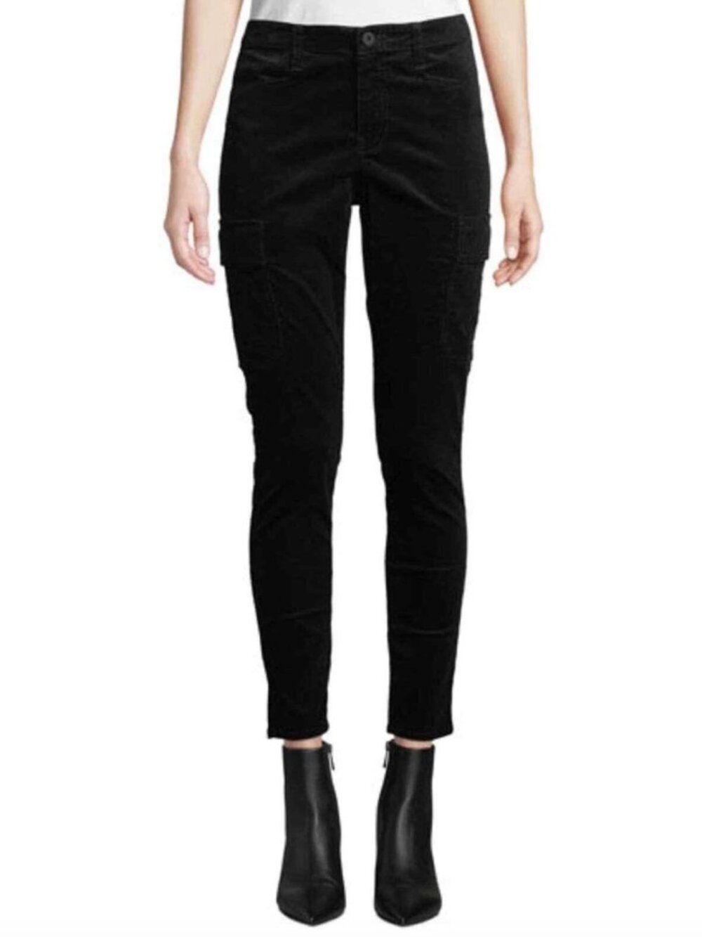 Vince Corduroy Cargo Military Pants Black Size 6